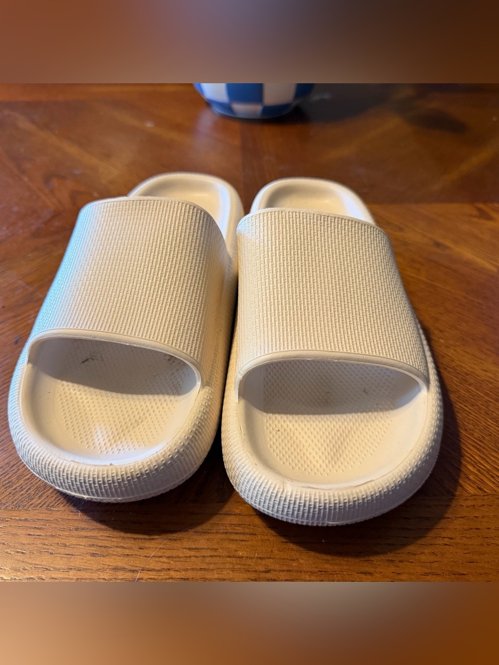 Ron Jon White Slide Sandals